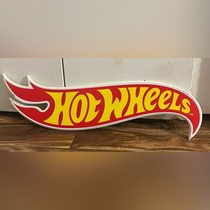 Hot Wheels Logo Wall Decor